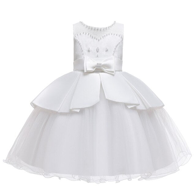 Robe blanche fille
