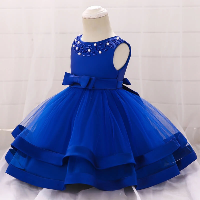 Robe bleu marine ceremonie naissance