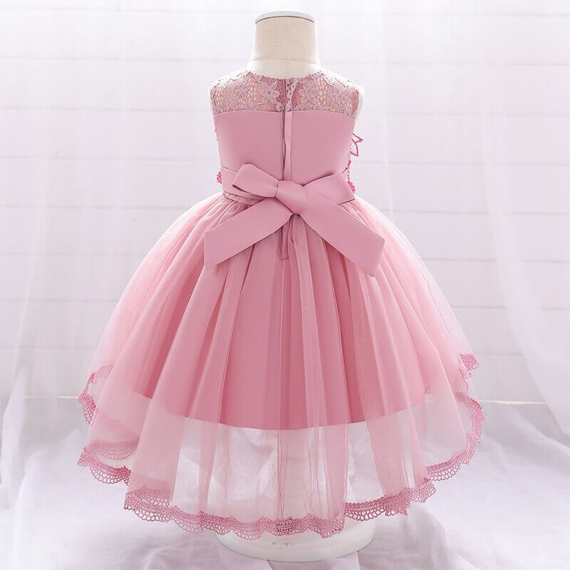 Robe ceremonie bebe rose