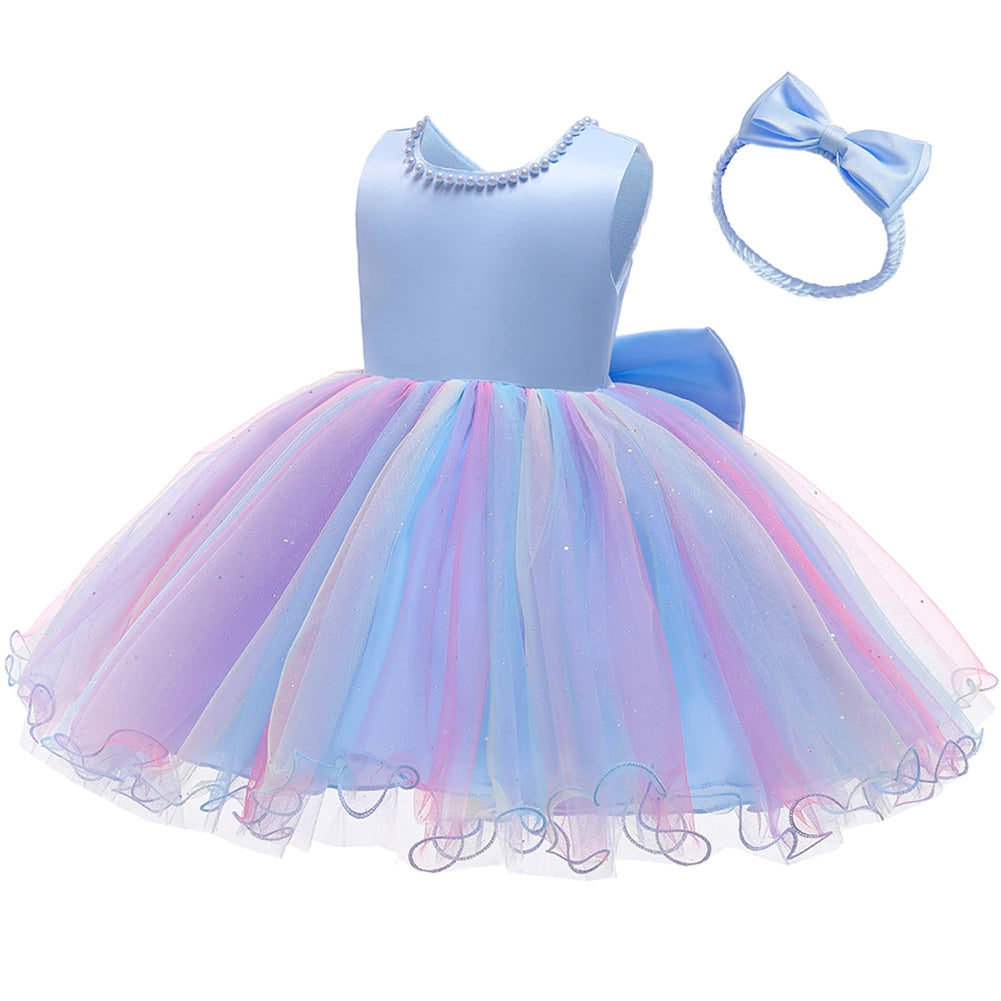 Robe Bébé en Coton Perlé