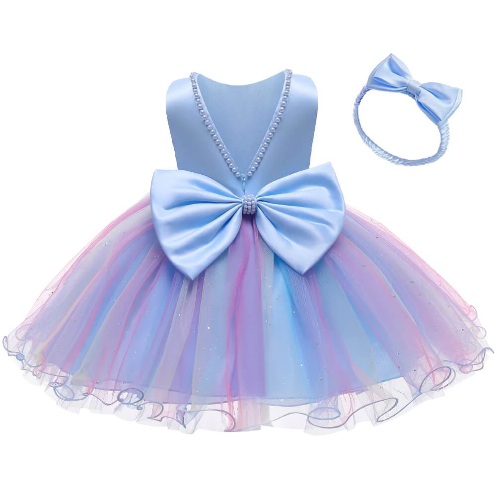 Robe Bébé en Coton Perlé