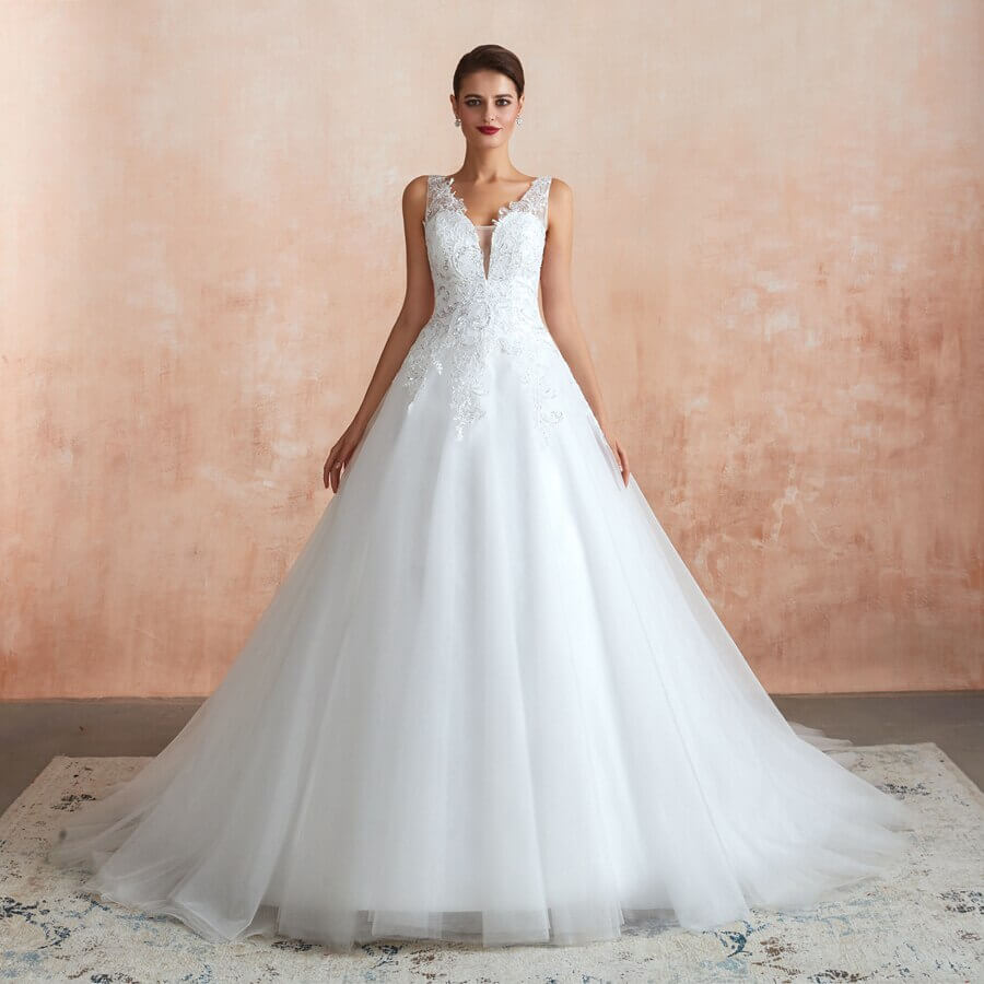 Robe de mariee princesse blanche