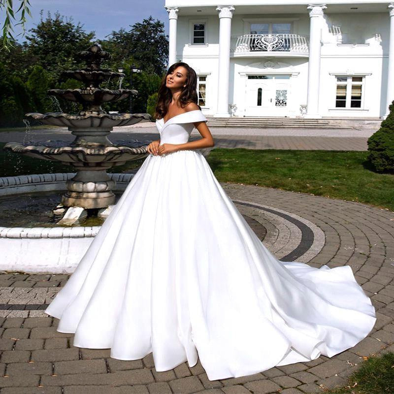 Robe de mariee princesse satin