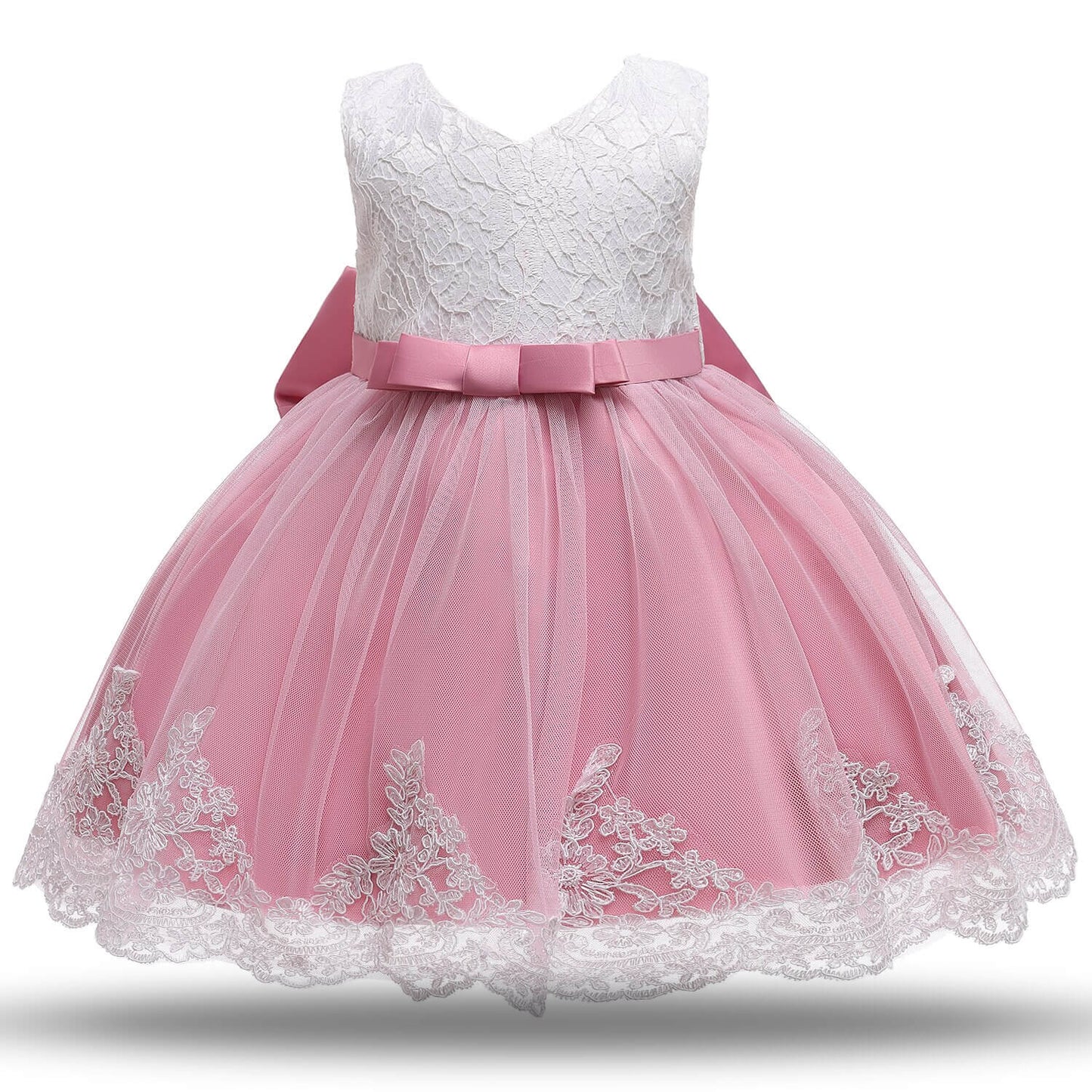 Robe dentelle bapteme