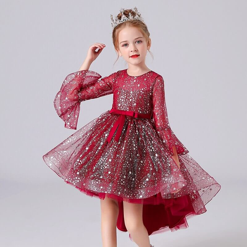 De Noël Robe Enfant Rouge Robe Fille Noël Rouge