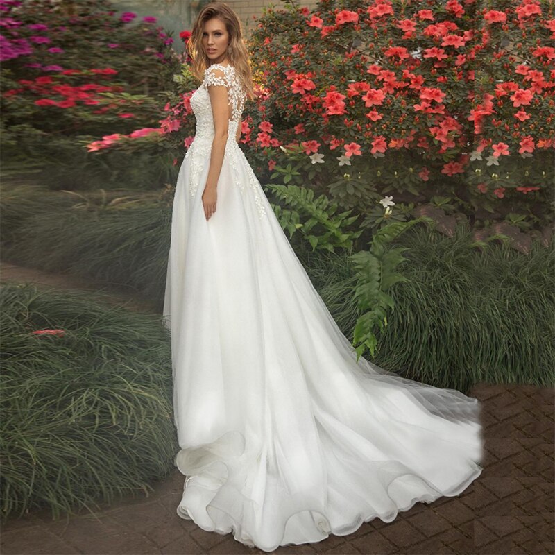 Robe mariage princesse dos dentelle