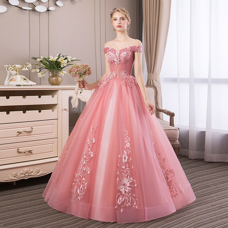 Robe princesse adulte rose