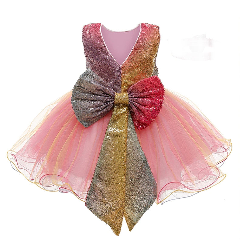 Robe princesse bebe brillante