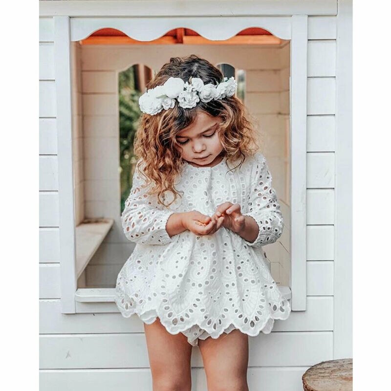 Robe princesse bebe manche longue