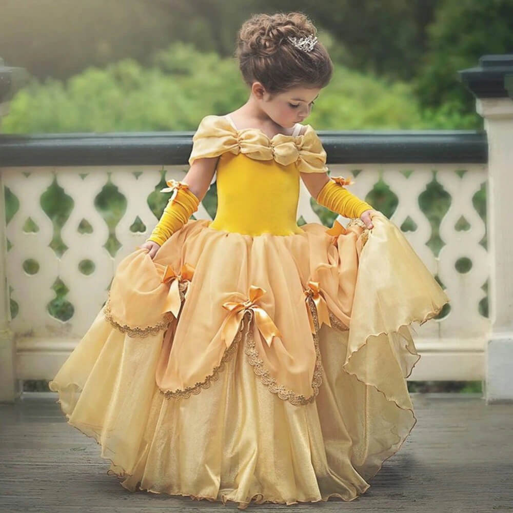 Belle™ Déguisement pour Fille - Robe de Princesse