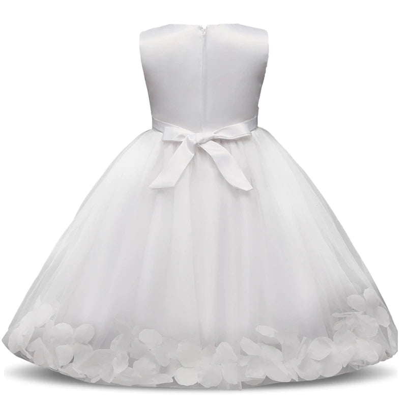Robe princesse blanche petite fille