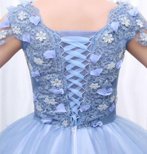 Robe princesse bleu