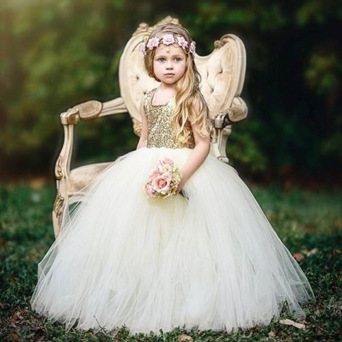 Robe princesse doree