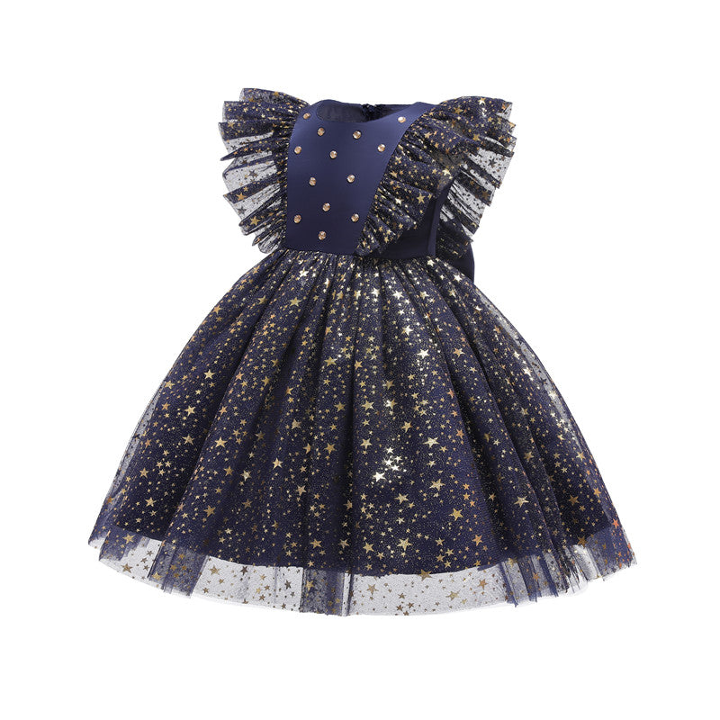 Robe princesse etoile bebe