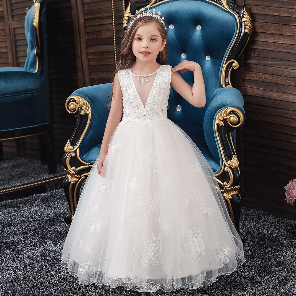 Robe princesse fille ceremonie