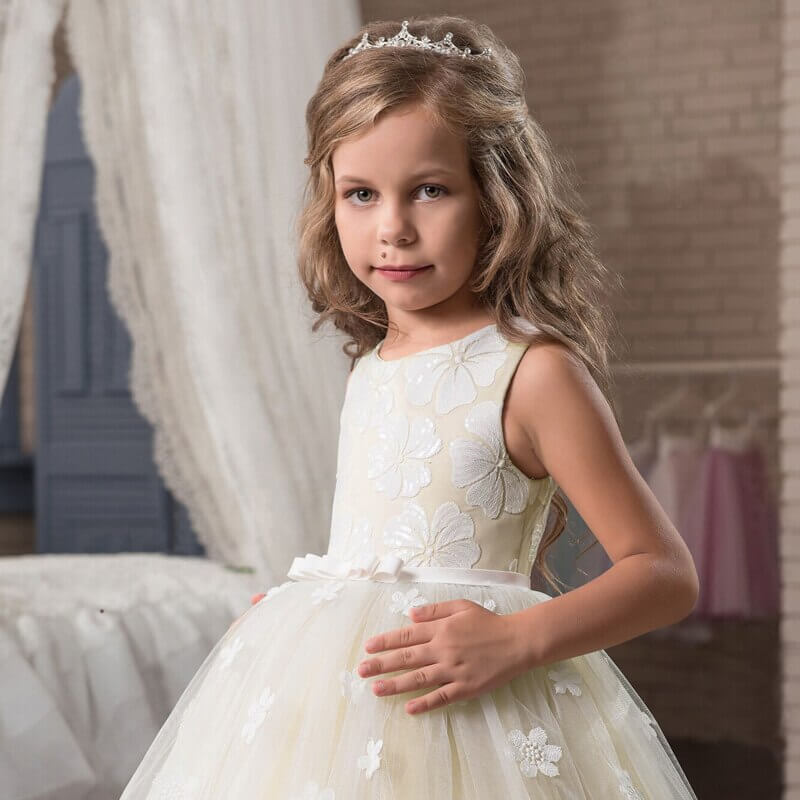 Robe princesse fleur