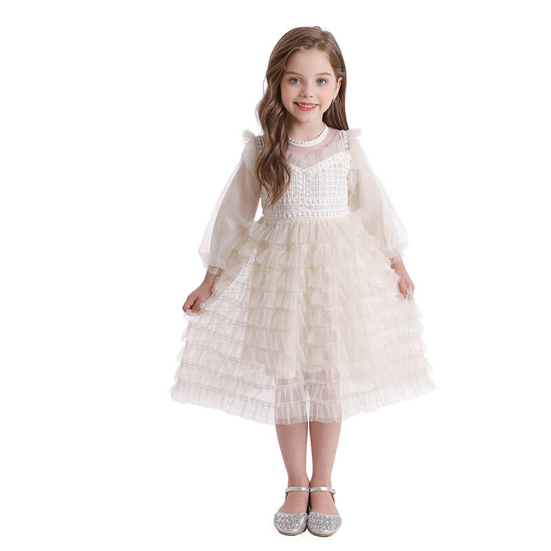 Robe princesse manches longues