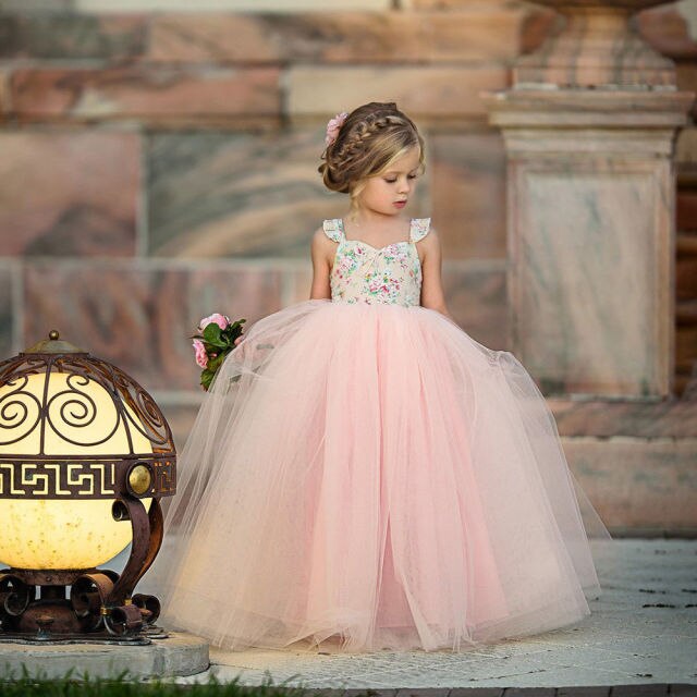 Robe princesse mariee petite fille