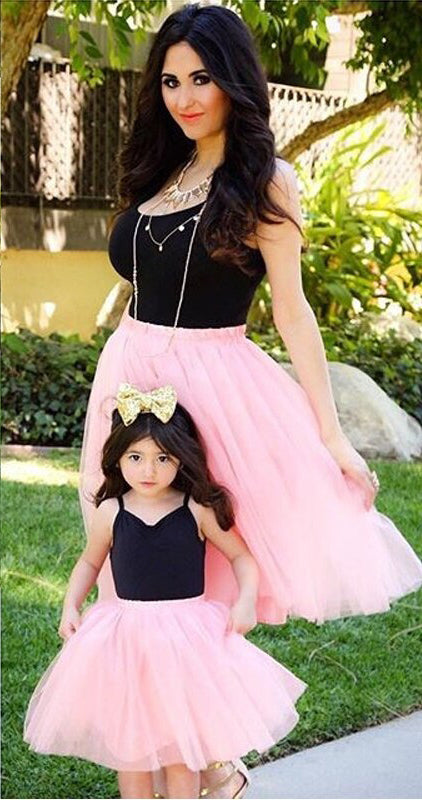 Robe princesse mere fille