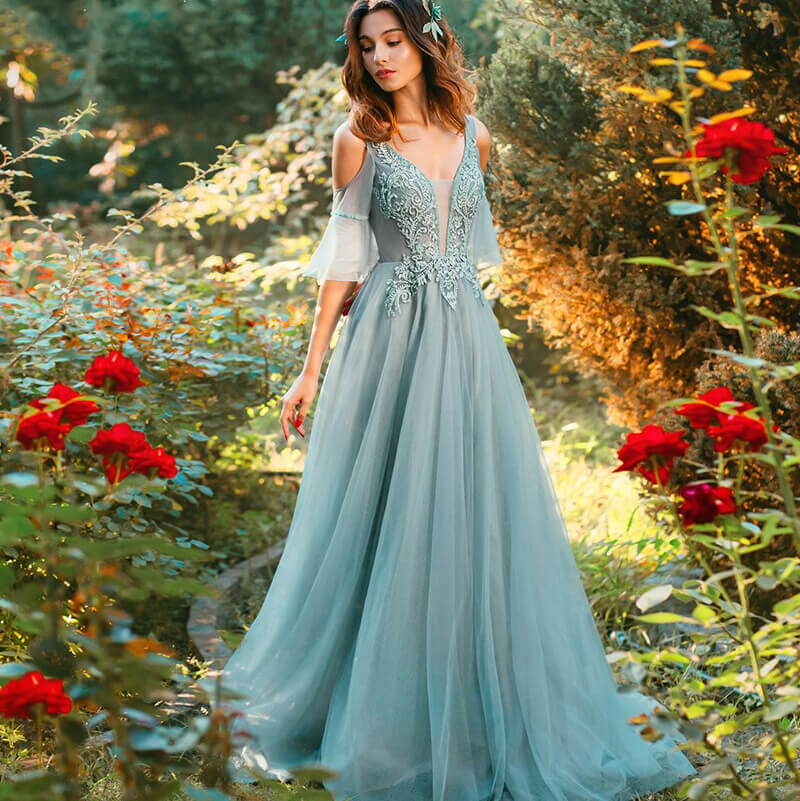 Robe Princesse Verte Adulte - Main Image