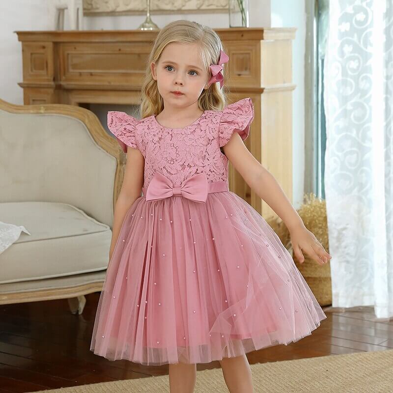 Robe princesse fillette pour mariage