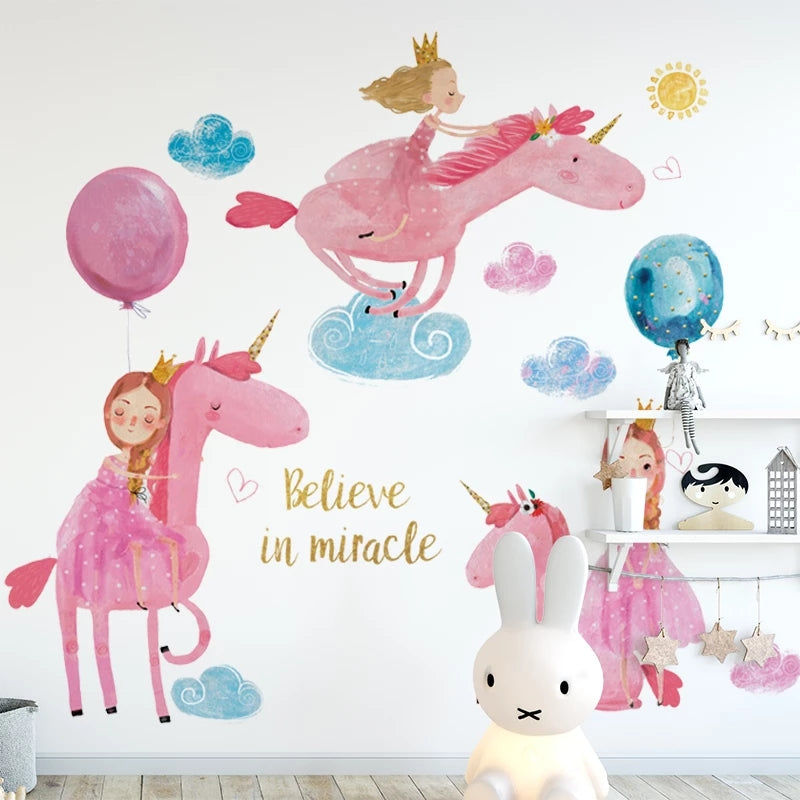 Sticker licorne chambre