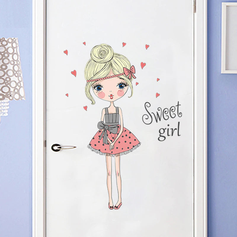 Sticker mural girly