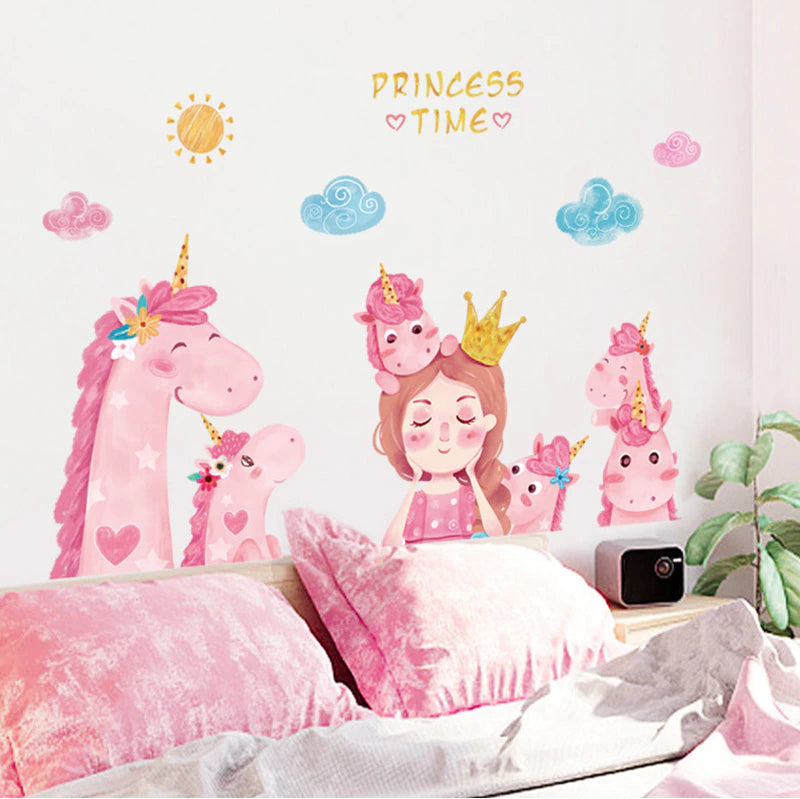 Stickers fille feerique