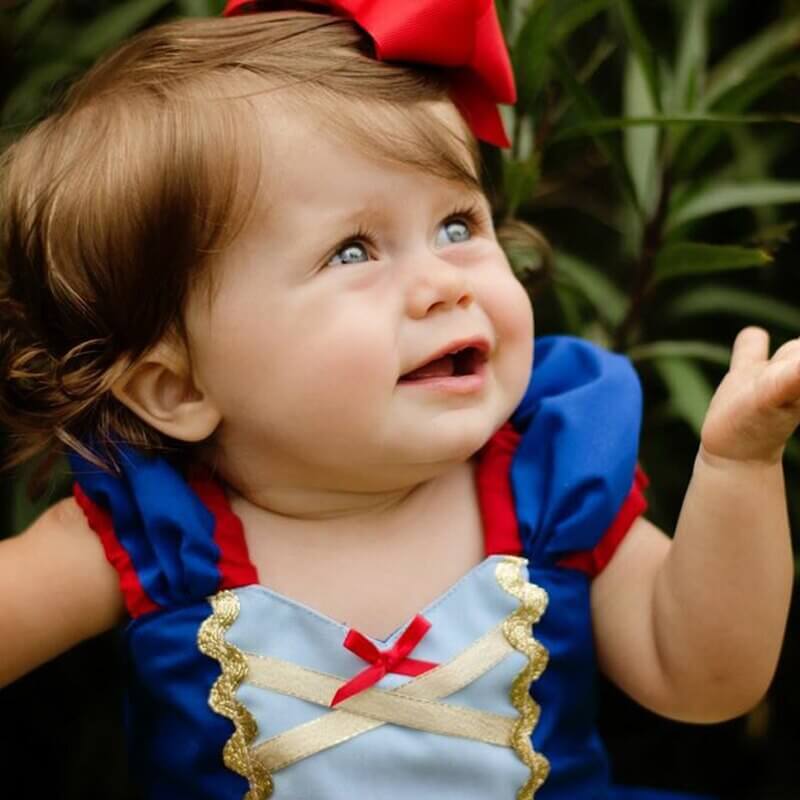 Tenue bebe princesse jaune