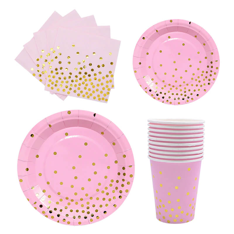 Vaisselle anniversaire princesse