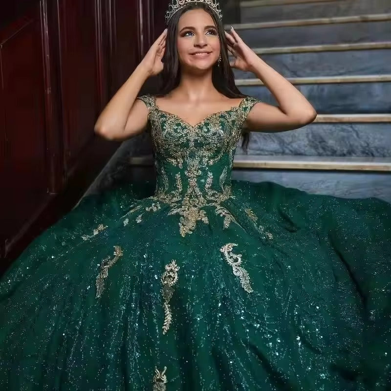 Robe de Mariée Princesse Verte