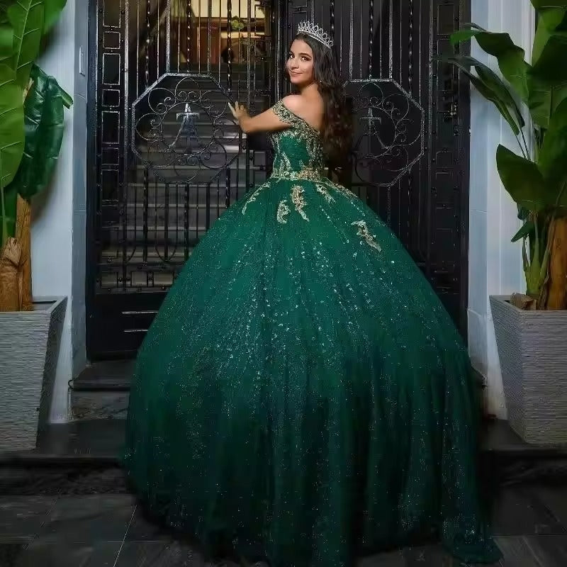 Robe de Mariée Princesse Verte