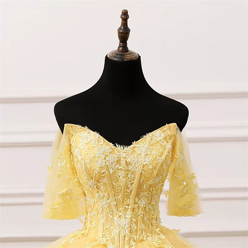 Robe Princesse Femme Or