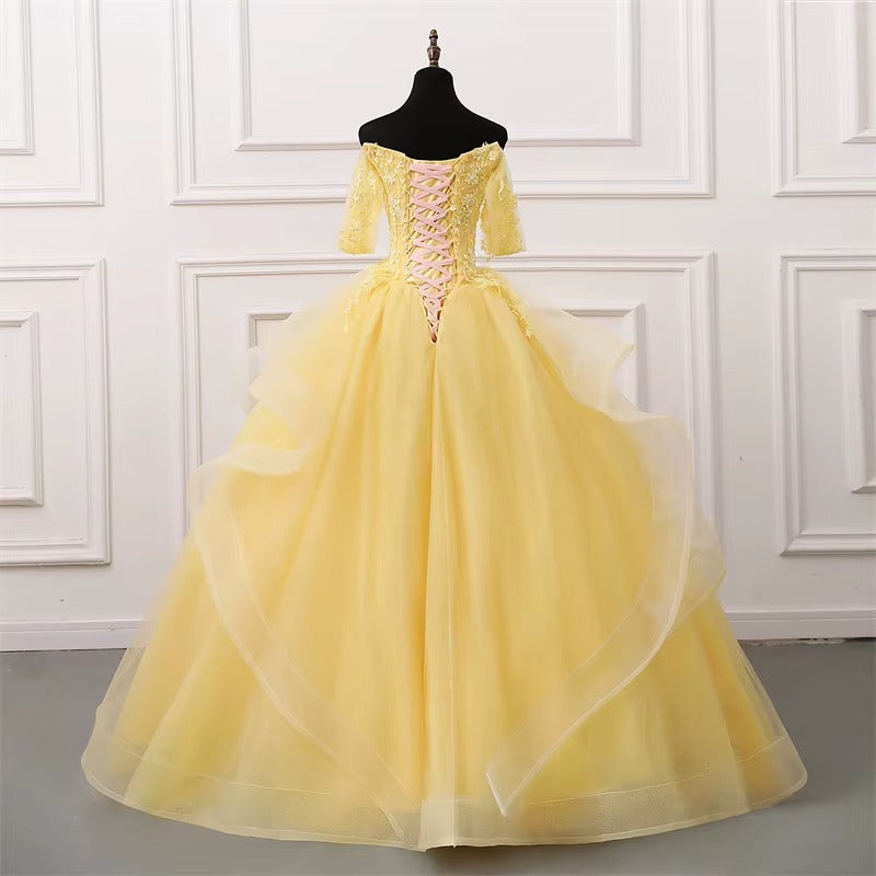 Robe Princesse Femme Or