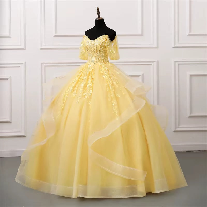Robe Princesse Femme Or