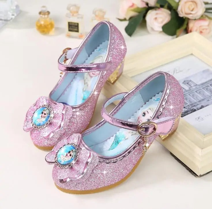 Chaussures Princesse Reine des Neiges rose
