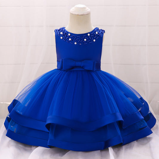 Robe Bébé Bleu Marine