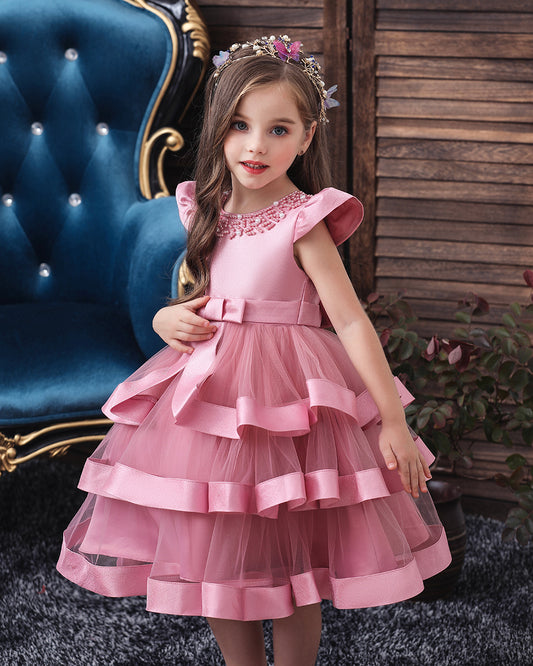 Robe Bébé Fille Rose Pale
