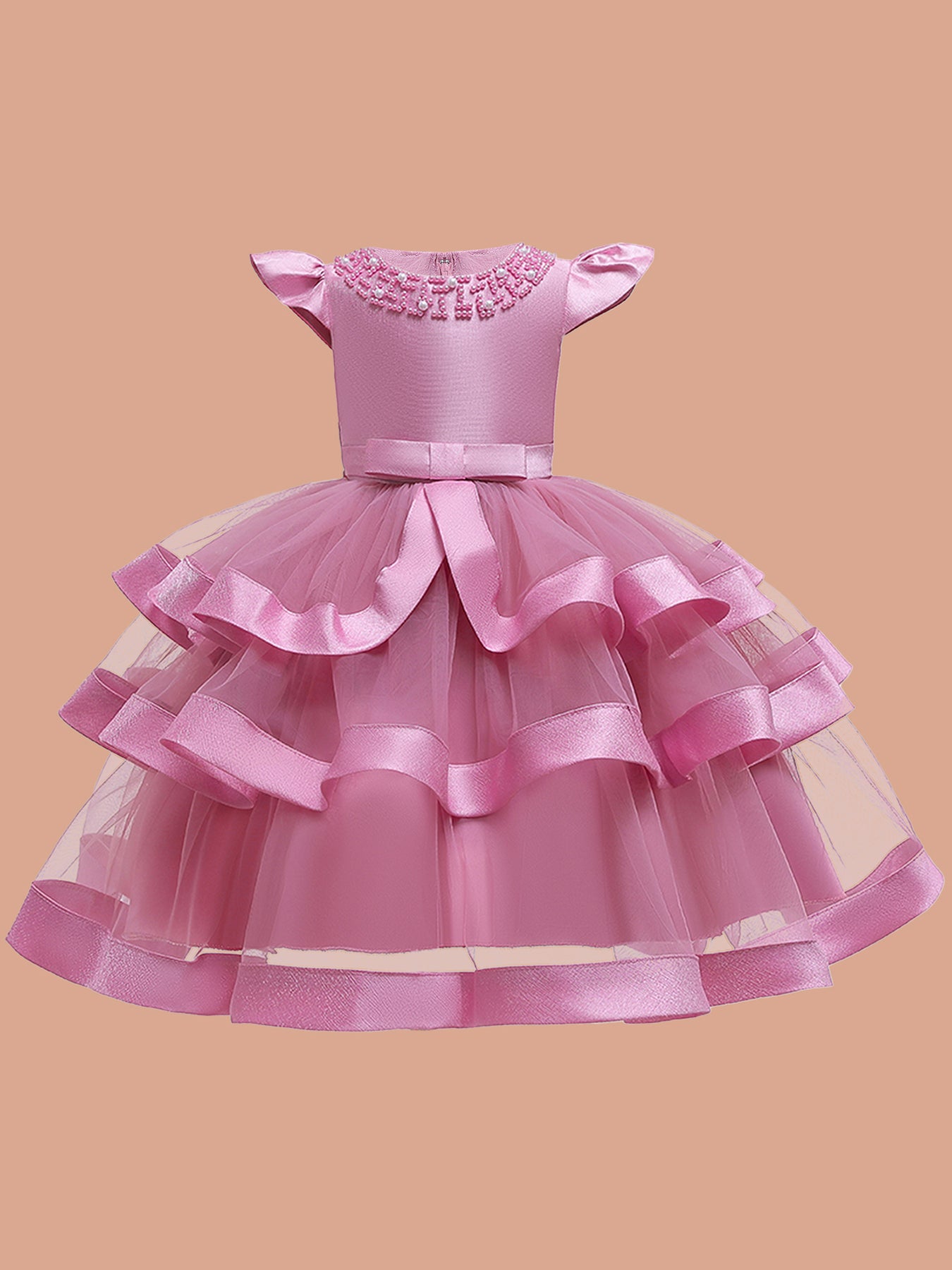Robe Bébé Fille Rose Pale