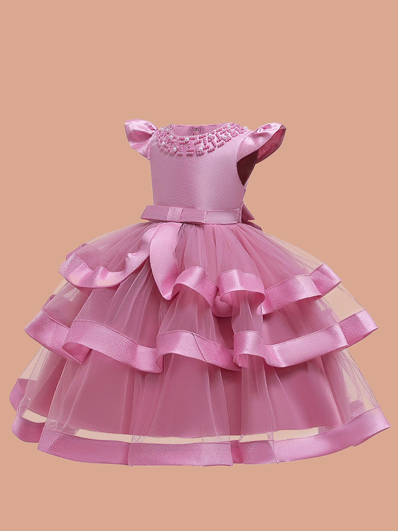 Robe Bébé Fille Rose Pale