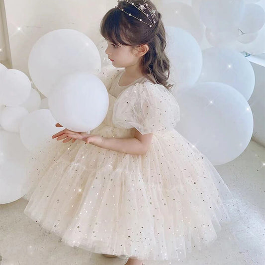 Robe de princesse fille a sequins
