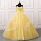 Robe princesse femme or