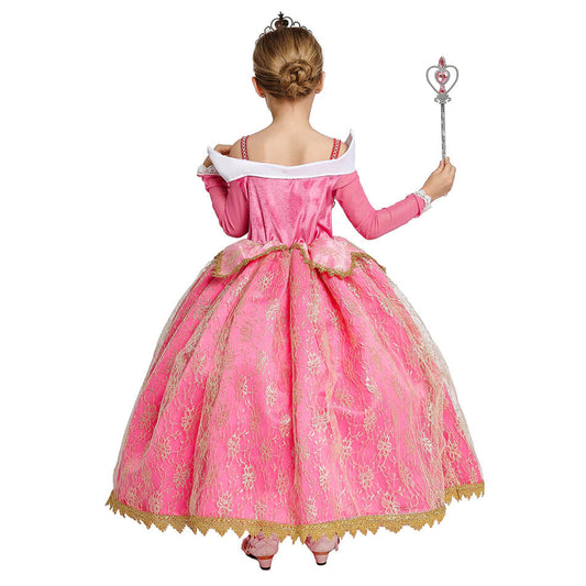 Robe de Princesse Pour Petite Fille Imprimé Bleu Tendance MDD00182 -  Sodishop