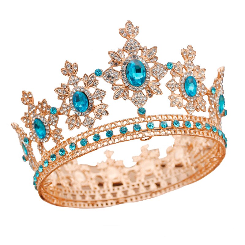 Couronne princesse bleu