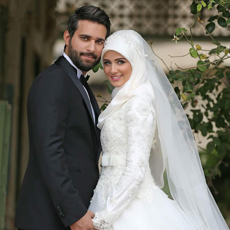 Robe de Mariée Princesse pour Femme Voilée