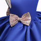 Robe Mariage Bébé Bleu Marine