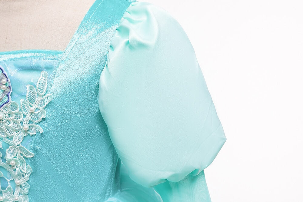 Robe de Princesse Bleu Turquoise