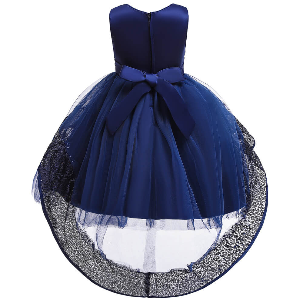 Robe bleu roi fille