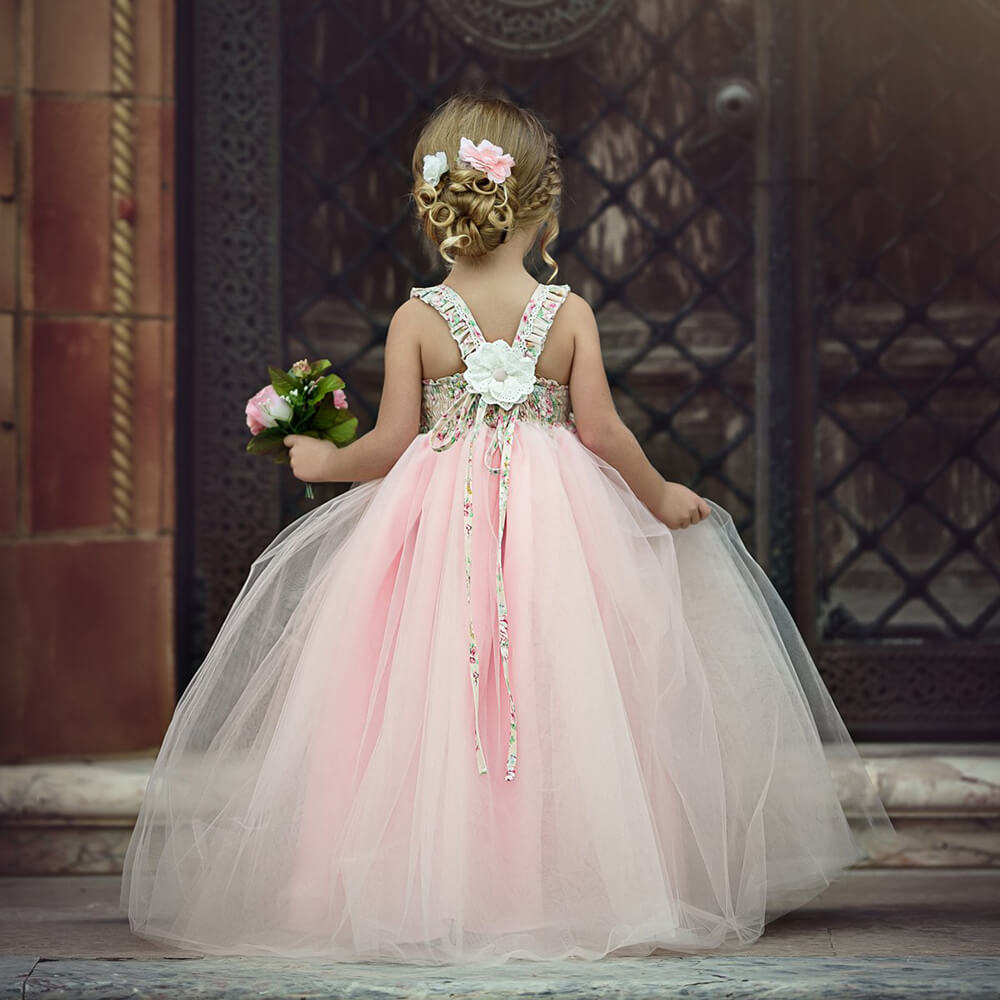 Robe de Mariée Princesse Petite Fille