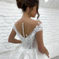 Robe de Mariée Princesse Dentelle avec Traine